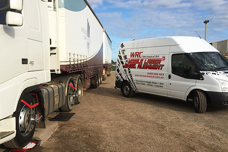 Mobile Truck Wheel Alignment Perth